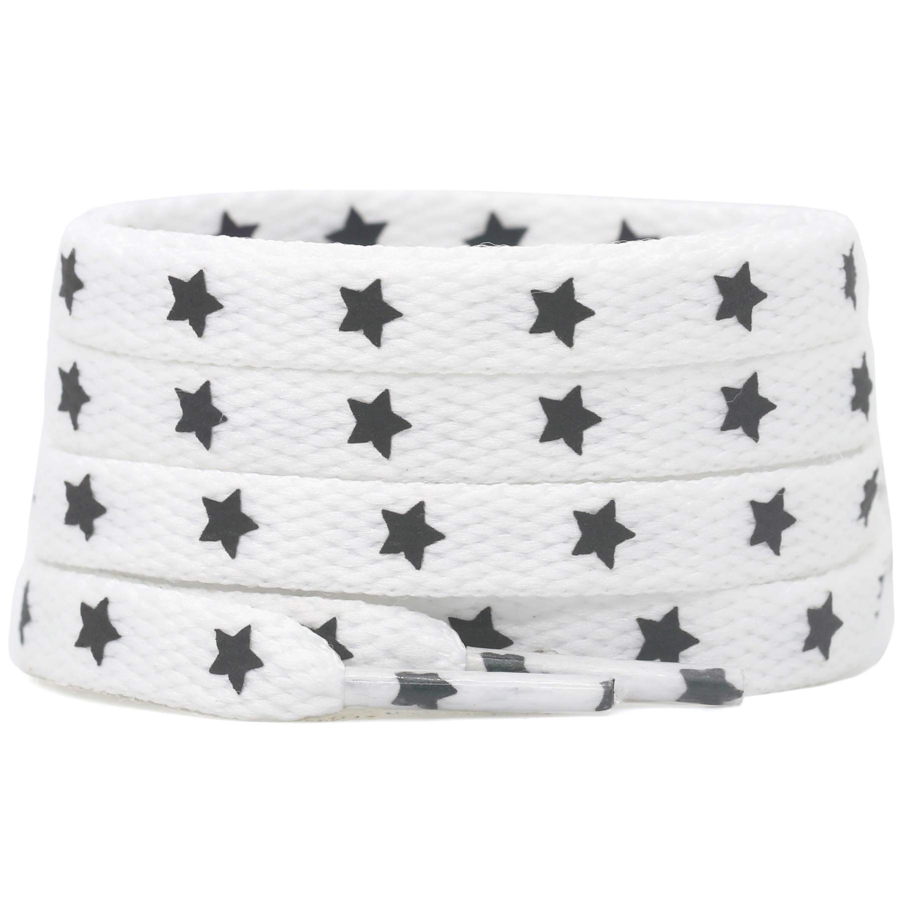 DELELE 2 Pairs Reflective Shoelace Flat Safety Laces for Shoes Sneakers Boots