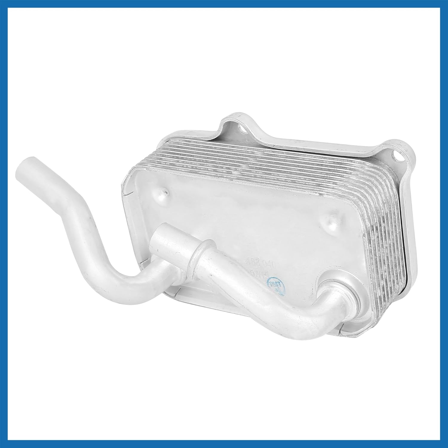 1121880401 Automobile Engine Oil Cooler Silver Tone for Mercedes-Benz C240 2002-2005 Item Replacement