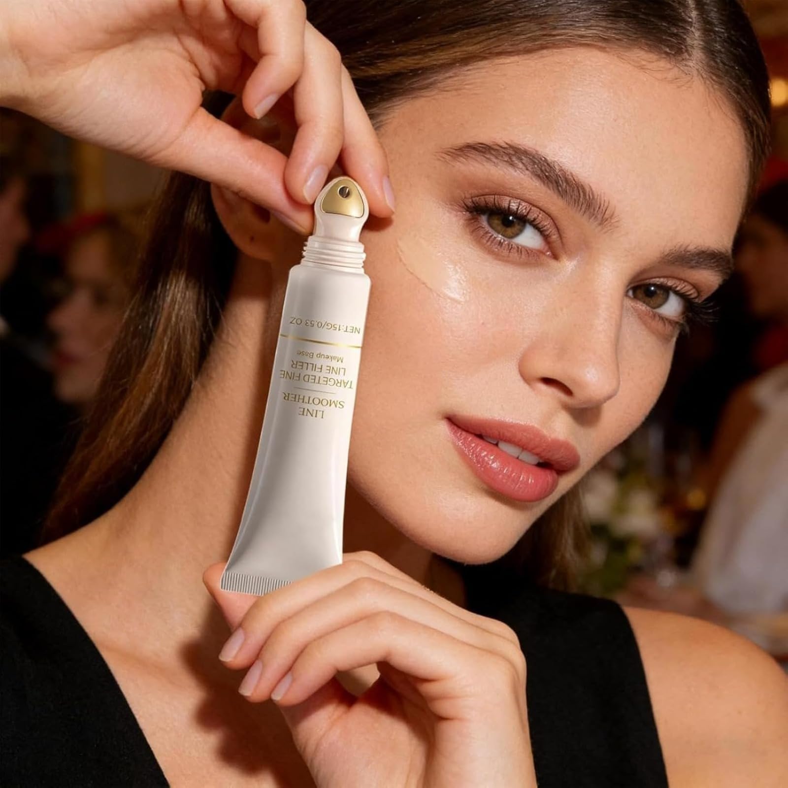 Make-up-Grundierung, Glättet Den Teint, Gleicht Falten Aus, Kaschiert Sofort Poren Und Feine Linien, Leichte Feuchtigkeitsbasis Für Reife Haut, Ideal Für Alltag, Büro Und Reisen (5pcs)