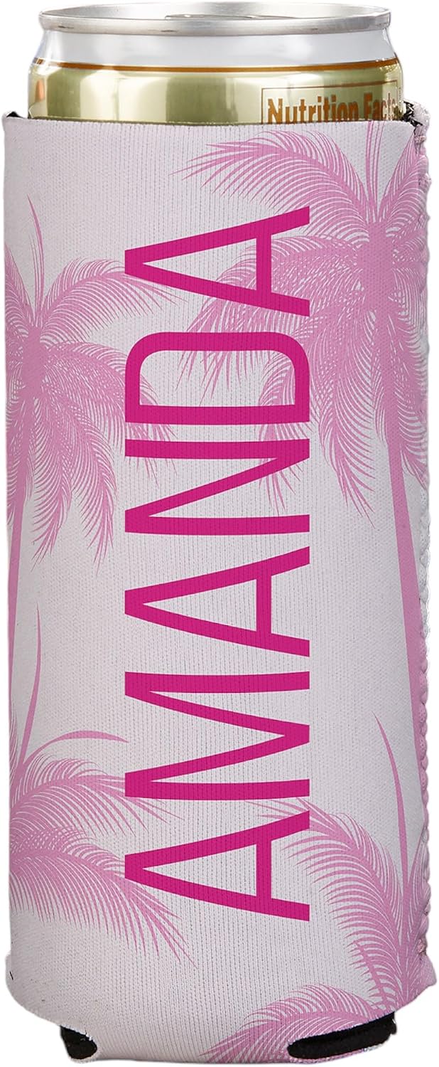 Personalization Universe Summer Fun Personalized Slim Can Cooler