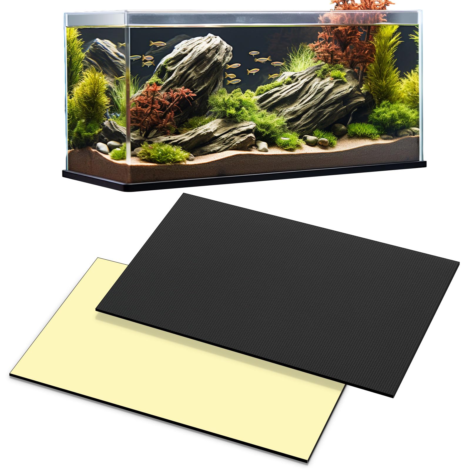 Tapis de nivellement pour aquarium antichoc facile à couper 5 mm