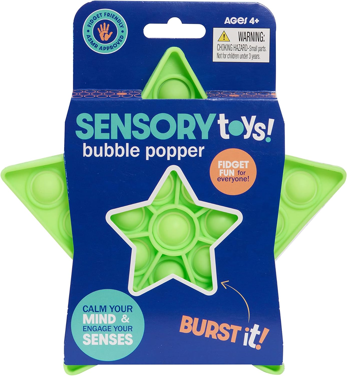 Just Play Sensory Toys Pop Em's Assortment, 48 Pieces, Button Sensory Toys for Kids and Adults, Anxiety and Stress Relief Toys