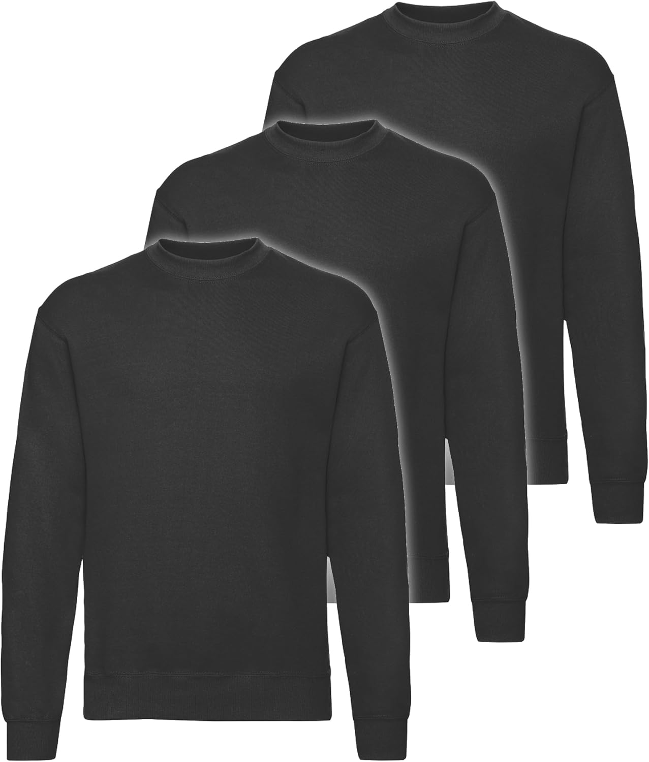 Fruit of The Loom Herren Classic Set in Sweat, 3 Pack Sweatshirt (3er Pack)