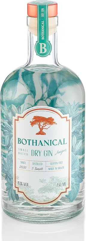 Bothanical Gin 750ml 45% vol 5 Vezes Destilado