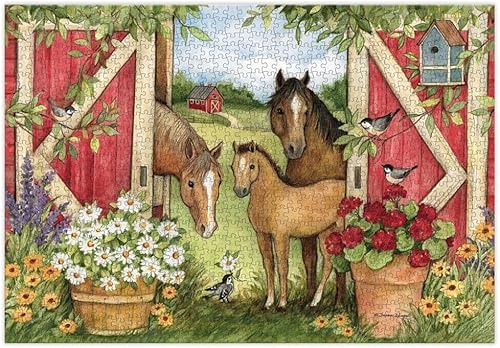 Miniatura 2 de LANG Horse - Heartland Barn - Rompecabezas de 1000 piezas