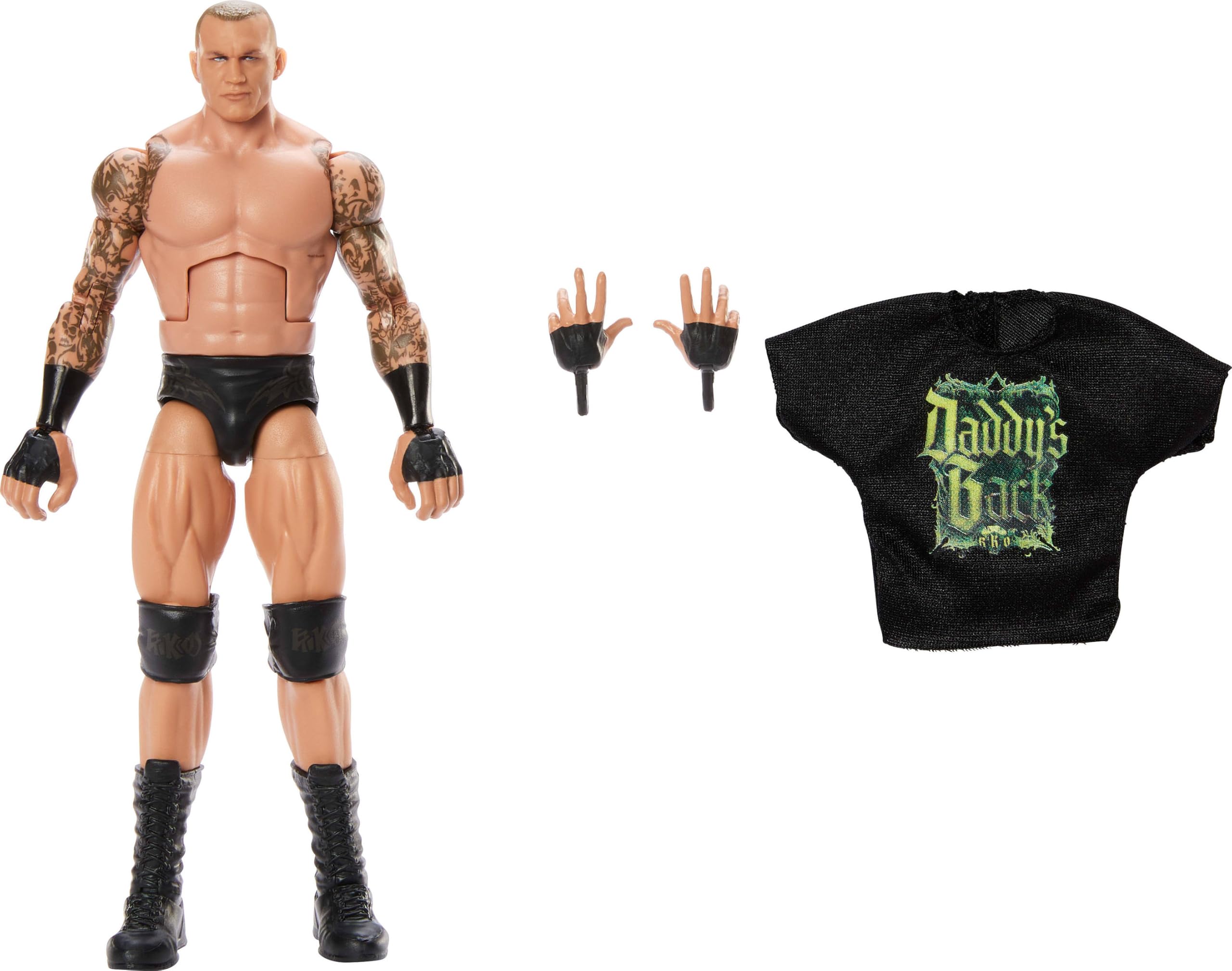 Mattel WWE Elite Actionfigur und Zubehör, Serie #116, ca. 15 cm große Sammelfigur Randy Orton mit 25 Bewegungspunkten und austauschbaren Händen, JCJ06, [Mehrfarbig]