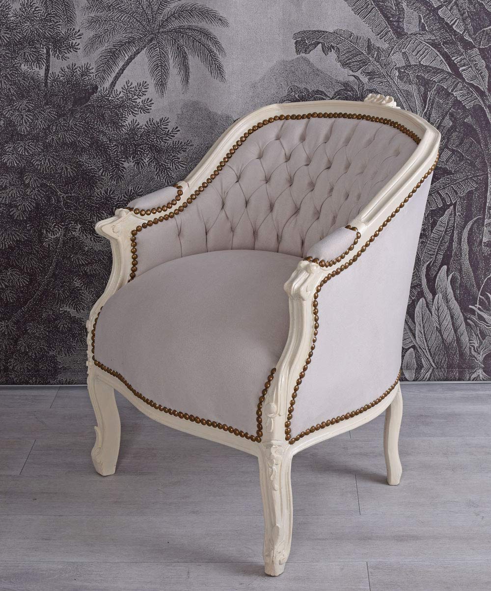 Chaise baroque en bois massif à haut dossier - Style - Catawiki