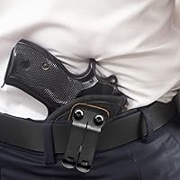 Vista 5 de Clip de cinturón de metal monobloque, accesorios de montaje de funda gris mate oscuro para funda de transporte oculta, accesorio para fundas, bolsas