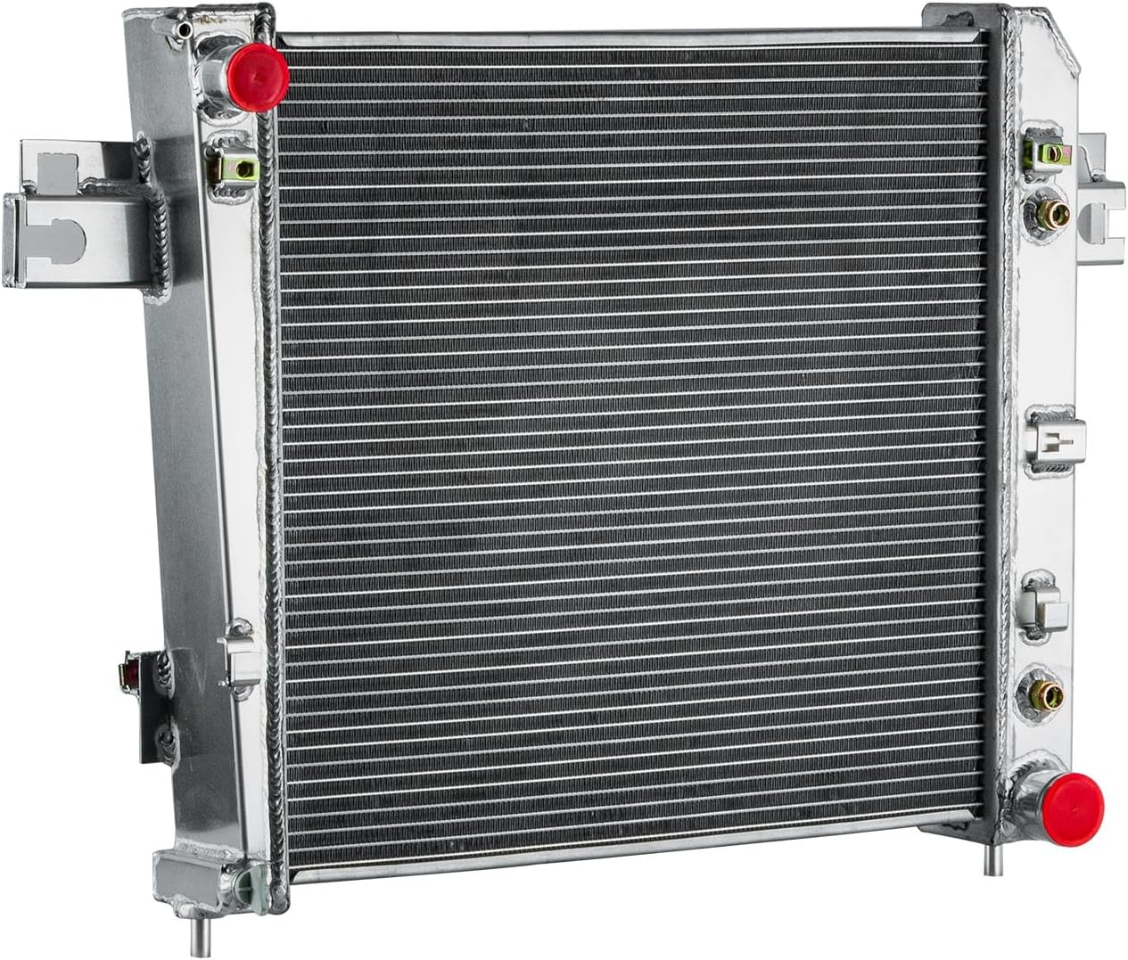 Radiator Fit for 2002-2006 Jeep Liberty 3.7L 2005 2004 2003 V6, Liberty Radiator, 3 Row Aluminum Radiator