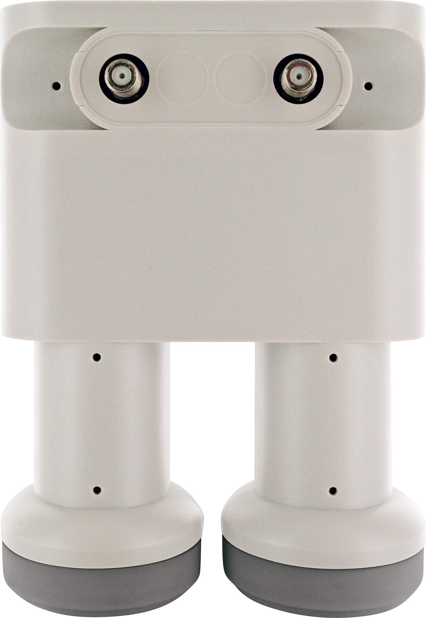 SCHWAIGER -5088- Monoblock Twin LNB | 2 suscriptores | 2 LNBs en una sola carcasa | variedad de programas independientes | multialimentación capaz de protegerse de las inclemencias del tiempo Cubierta