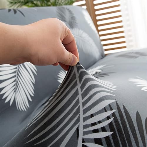 Vista 236 de MIFXIN Funda de sofá sin brazos, funda elástica plegable para sofá cama, sin reposabrazos, protector de muebles de elastano impreso lavable, sin