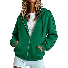 Oversized Zip Up Hoodie For Women Trendy Hooed Y2K Sweatshirts Jackets