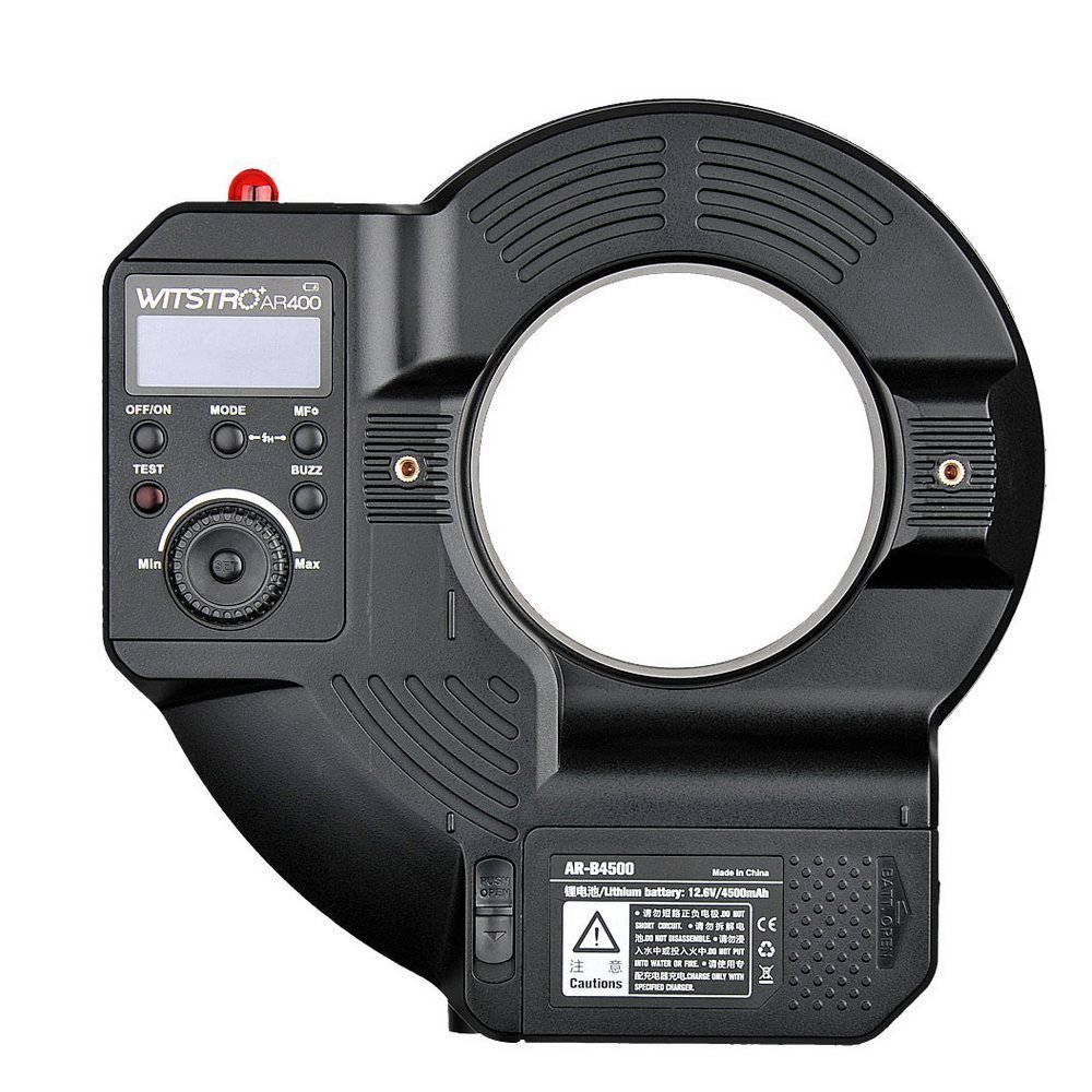 Buy GODOX Witstro AR400 400W Li-ion Battery Ring Flash Speedlite +