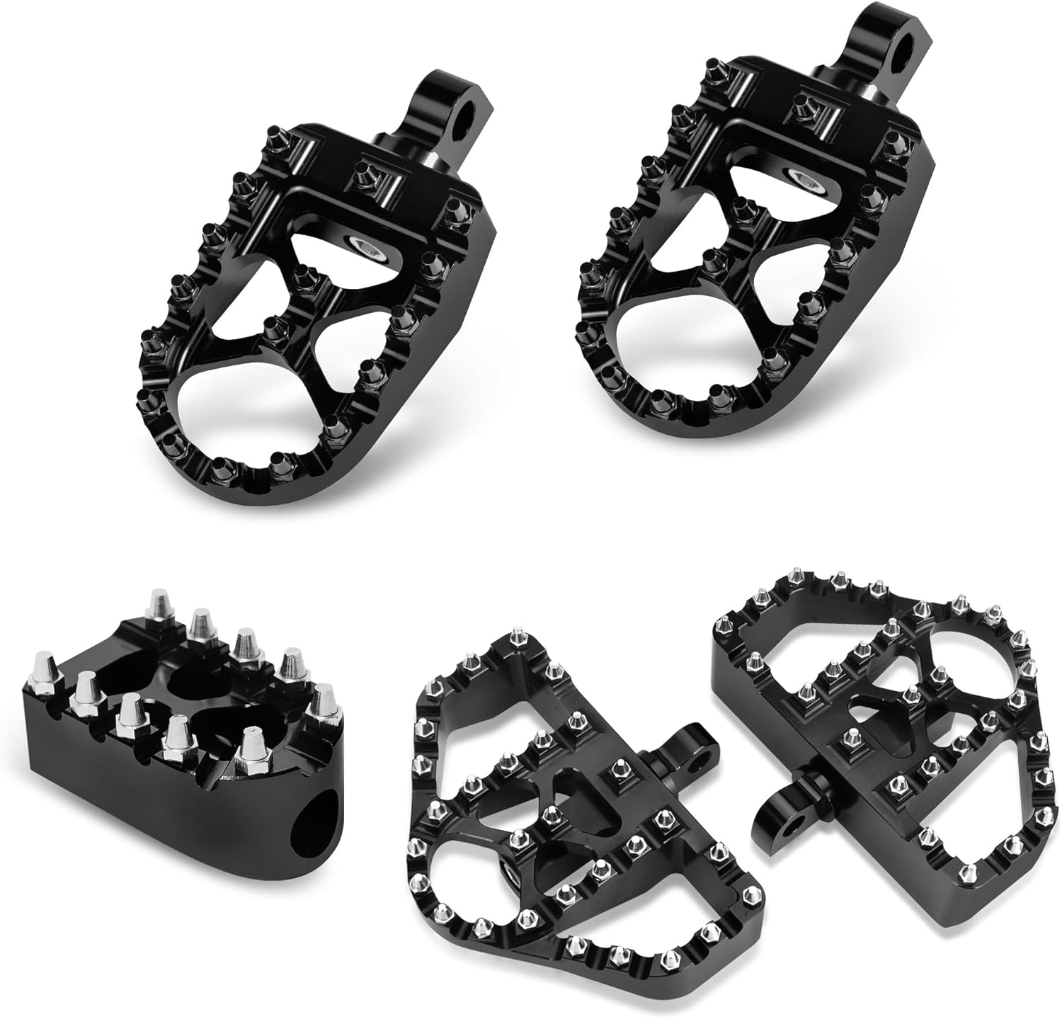 360 Roating CNC Motorcycle Foot Pegs, MX Floorboards, Shifter Peg for Harley