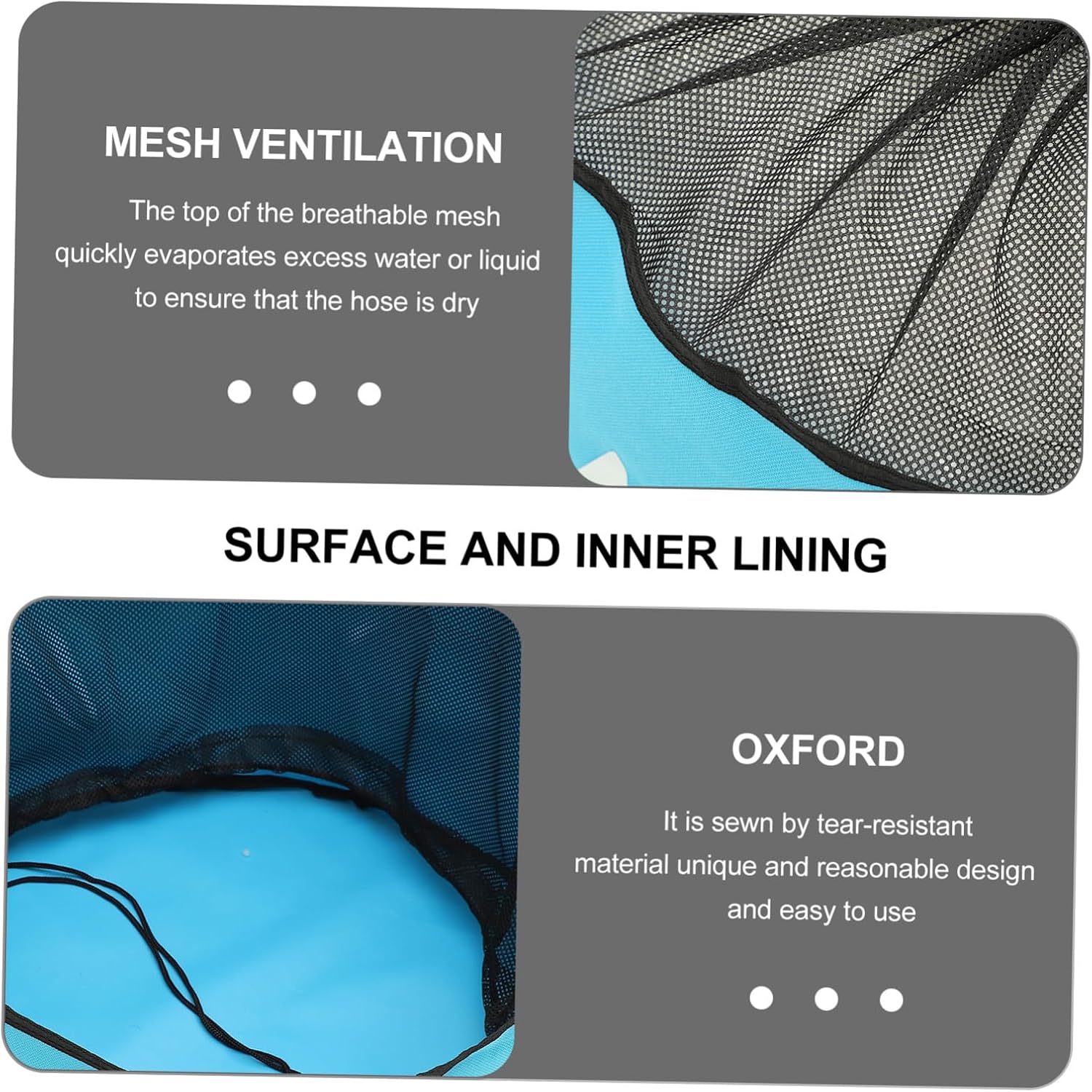 NUOBESTY Rv Tube Storage Bag for Cables and Hoses Oxford Material Easy Organization for Outdoor Use Compact Design Blue