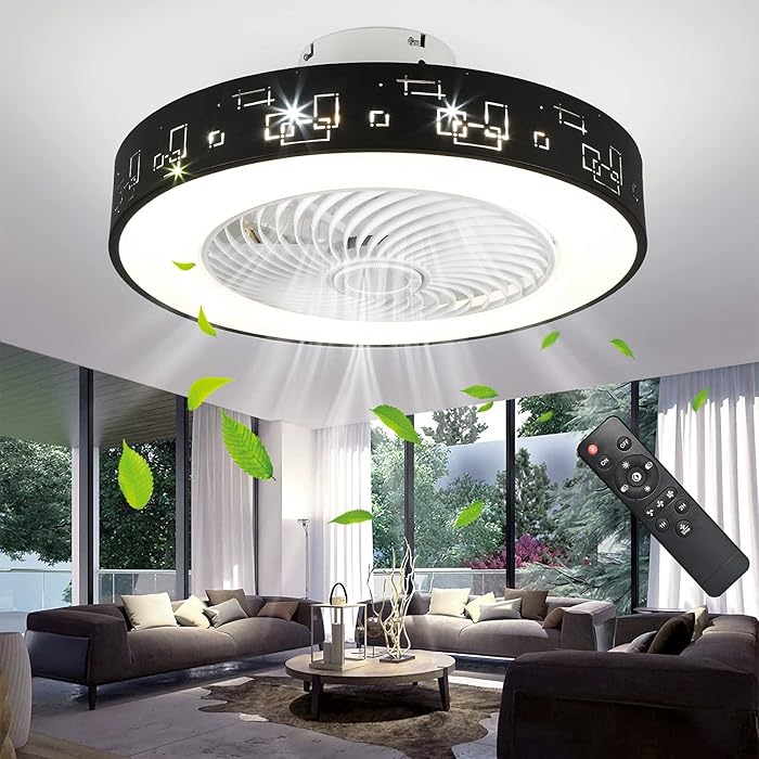 Buy Ceiling Fan with lights, Bladeless ceiling fan Remote Control