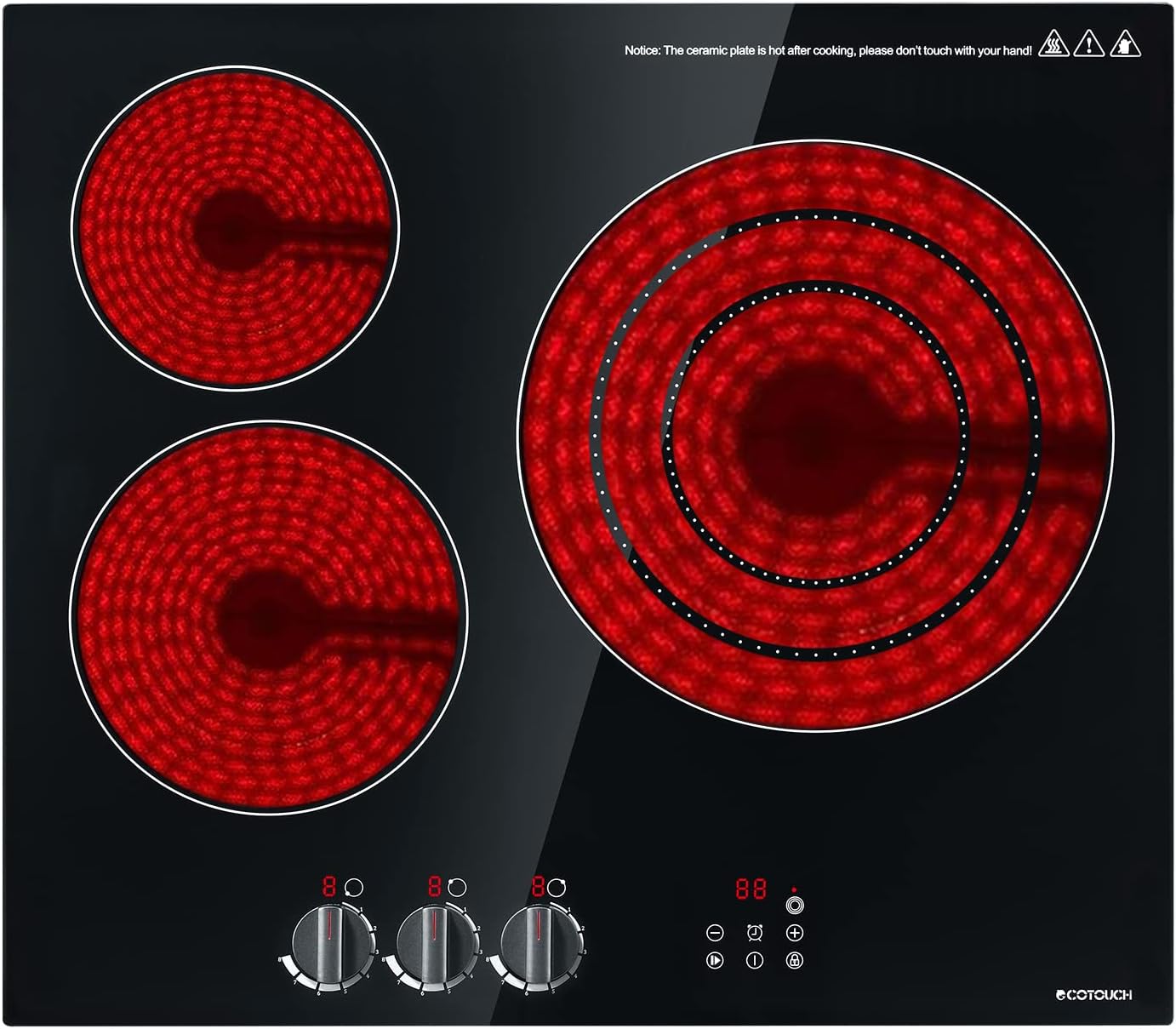 ECOTOUCH Electric Cooktop 30 BouSHA 4 Ubuy
