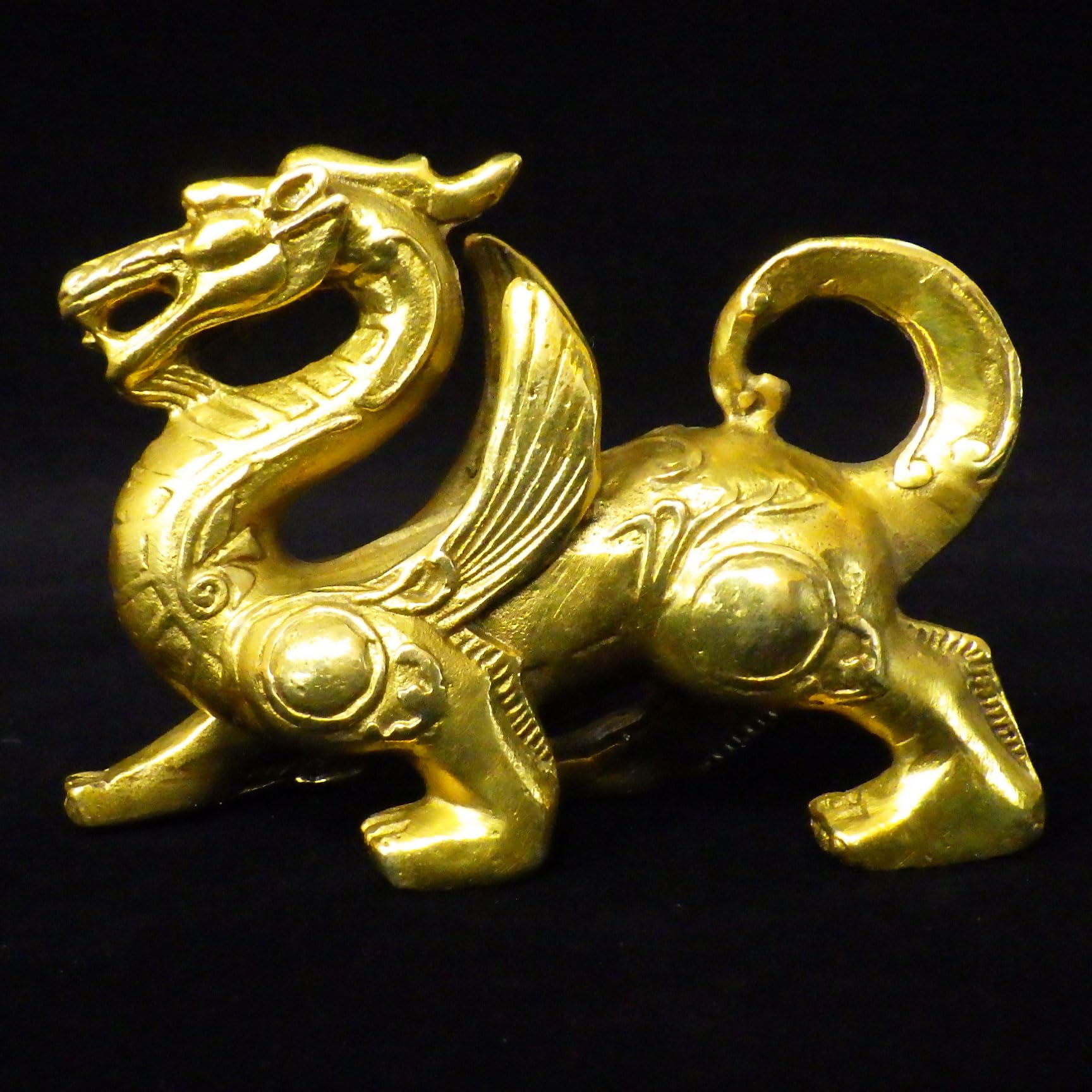 シモンズ　中国　古銅青銅　神獣　置物　重さ約6.7kg　U　R6181B シモンズ 中国 古銅青銅 神獣 置物 重さ約6.7kg U R6181B 2025年