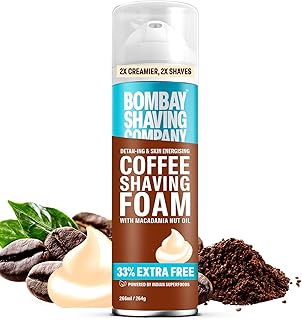 Bombay Shaving Company Coffee Shaving Foam,266 ml (33% Extra) with Coffee & Macadamia Seed Oil Price In India