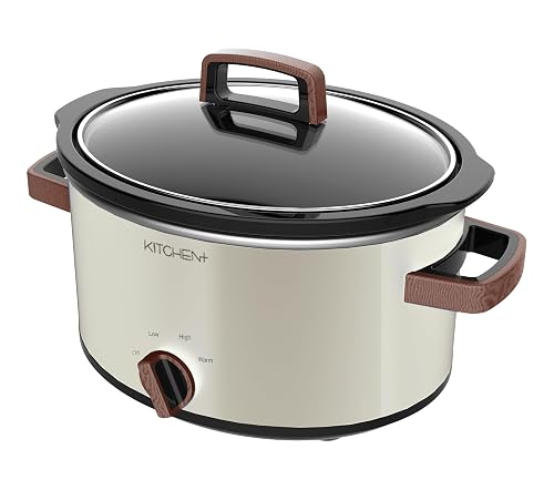 Living+ 4 Quart Slow Cooker & Mini Food Warmer with