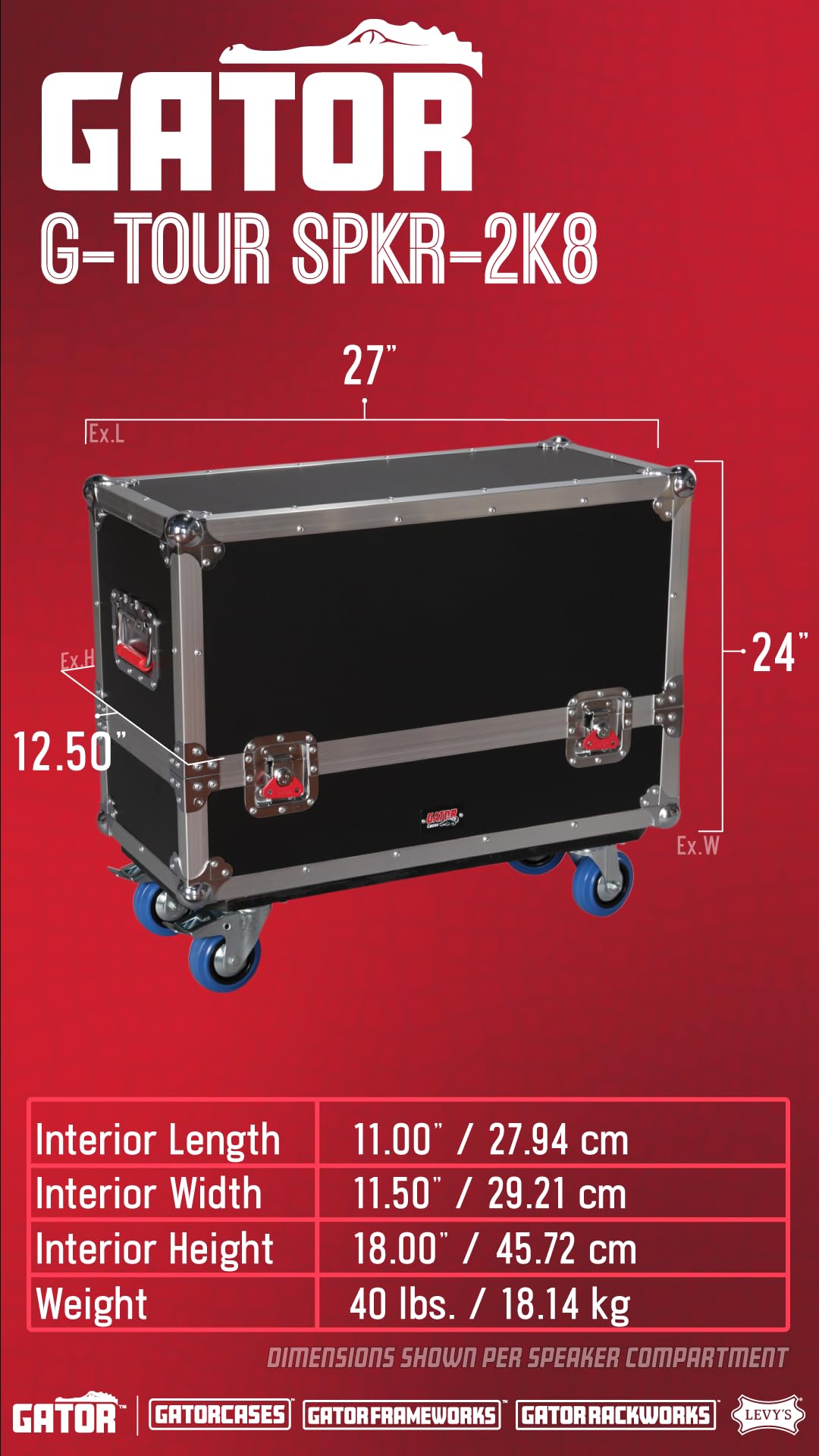 HEAD SPEED tour 102sqin G2 ケース Amazon.com: Gator Cases G-TOUR Series ATA Style Road Case for (2