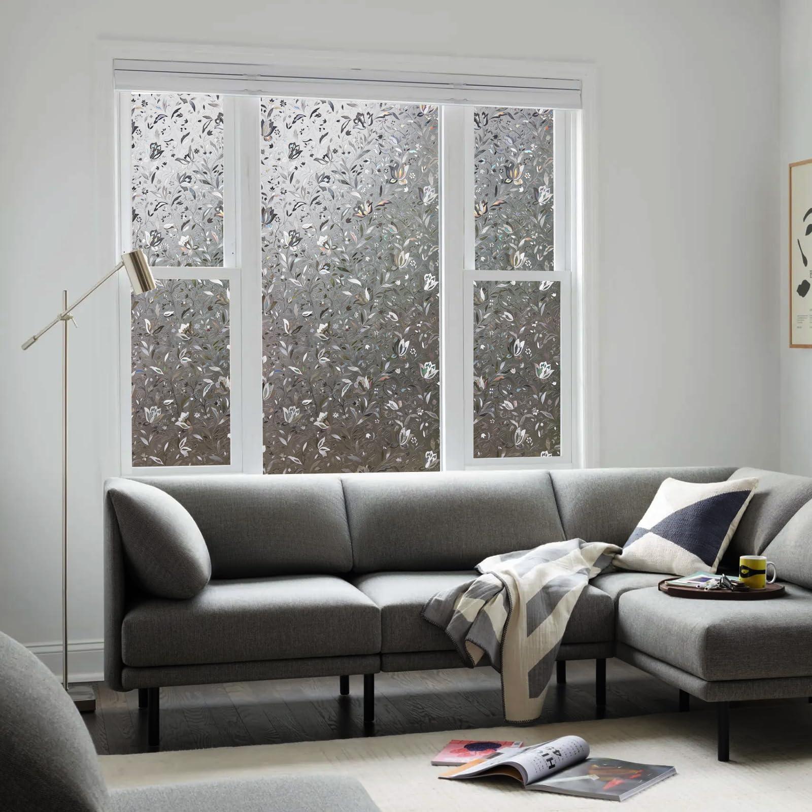 Lemon Cloud Fensterfolie Blickdicht Selbsthaftende – Bild 6