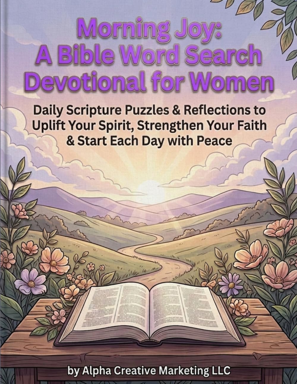 Morning Joy: A Bible Word Search Devotional for Women: Daily Scripture Puzzles & Reflections to Uplift Your Spirit, Strengthen Your Faith & Start Each Day with Peace