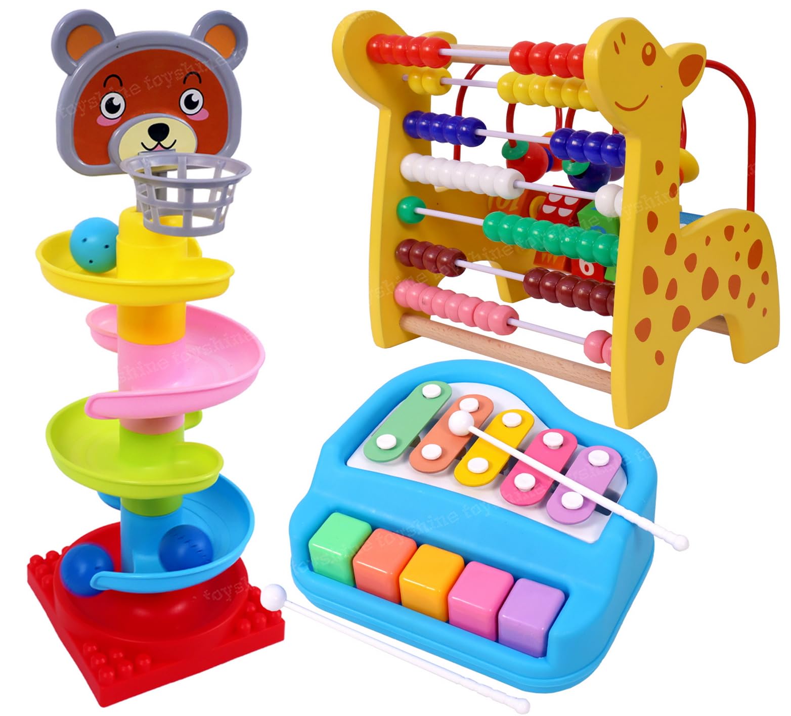See full amazon price history chart for Toyshine Combo Pack of 3 Toys | Ball Drop and Roll Swirling Tower, Wooden Abacus, Xylophone | Baby and Toddler Development Educational Toys Toyshine Combo Pack of 3 Toys | Ball Drop and Roll Swirling Tower, Wooden Abacus, Xylophone | Baby and Toddler Development Educational Toys (B0C6XWBQ3N) Amazon Price History, Amazon Price Tracker