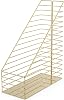 U Brands Metal Magazine Holder, Desktop Accessory, Vena Collection, Gold