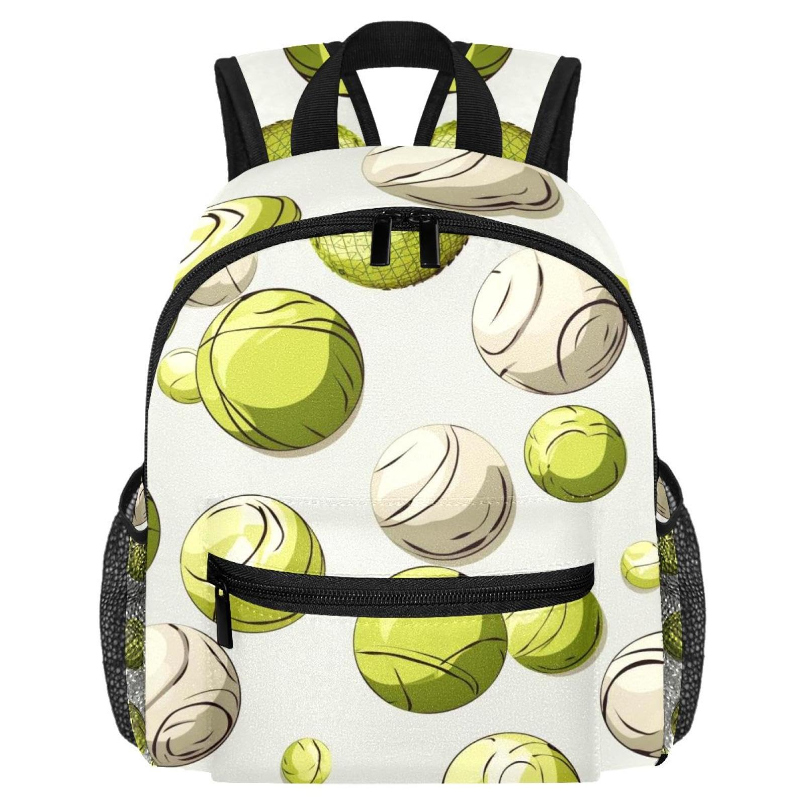 Sac à dos décontracté multicolore motif tennis stylé pour petits - 7