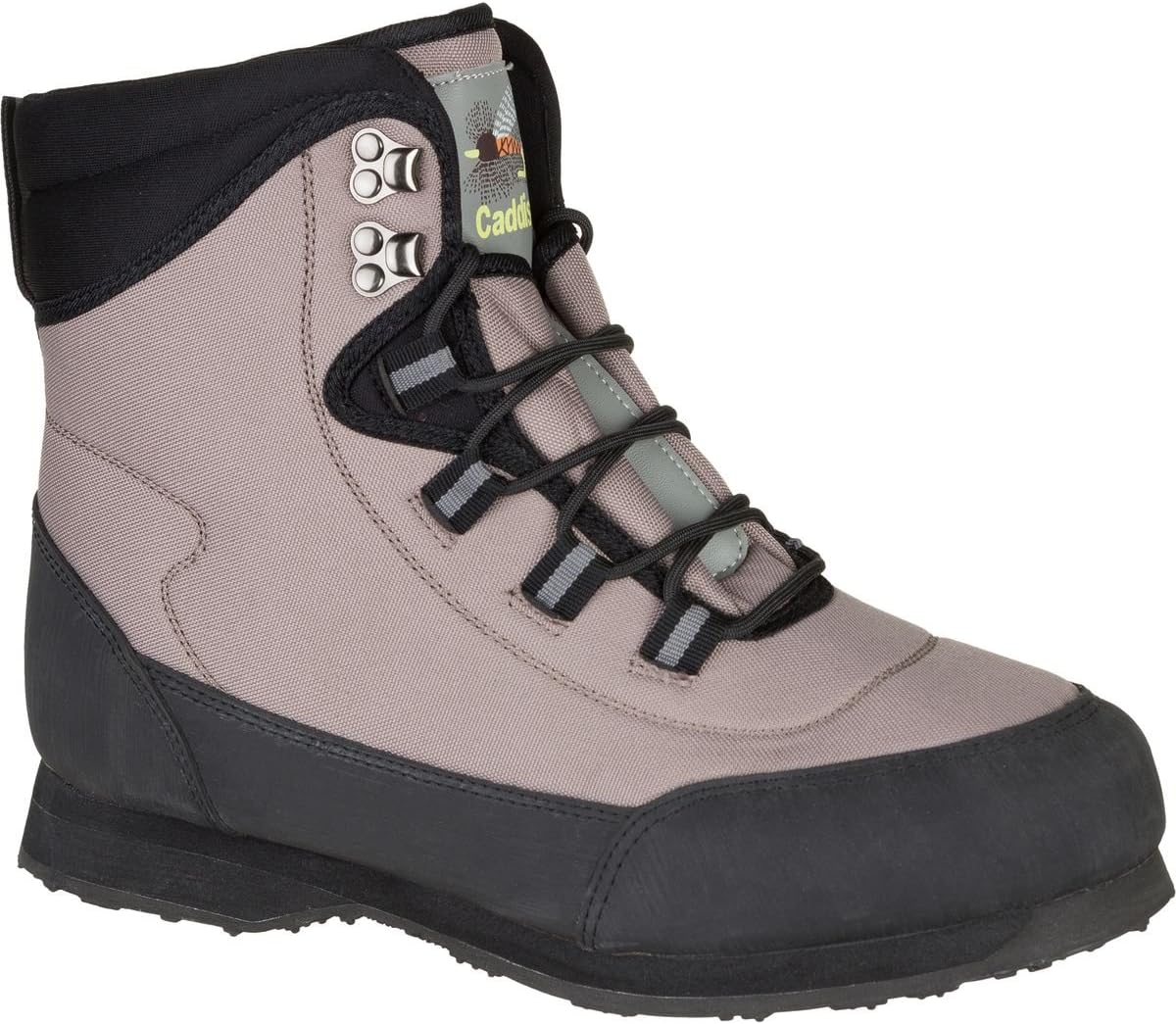 Caddis Men's Ultralite Taupe and Black EcoSmart Grip Sole Wading Shoe