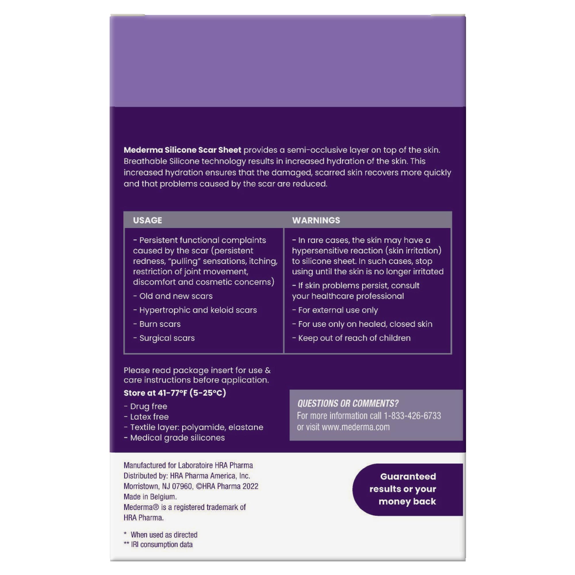 Mederma Medical Grade Silicone Scar Sheets, for Old and New Scars, 4 Count — Amazon image 7