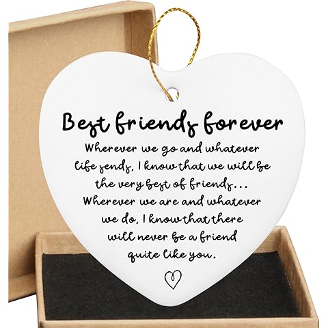 Friends Ornaments - Best Friend Forever Christmas Ornament Gifts for Women Friends ...
