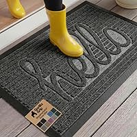 Vista 63 de Gorilla Grip WeatherMax - Tapete para todas las estaciones 100% impermeable, 23 x 35 pulgadas, goma natural duradera, resistente a manchas