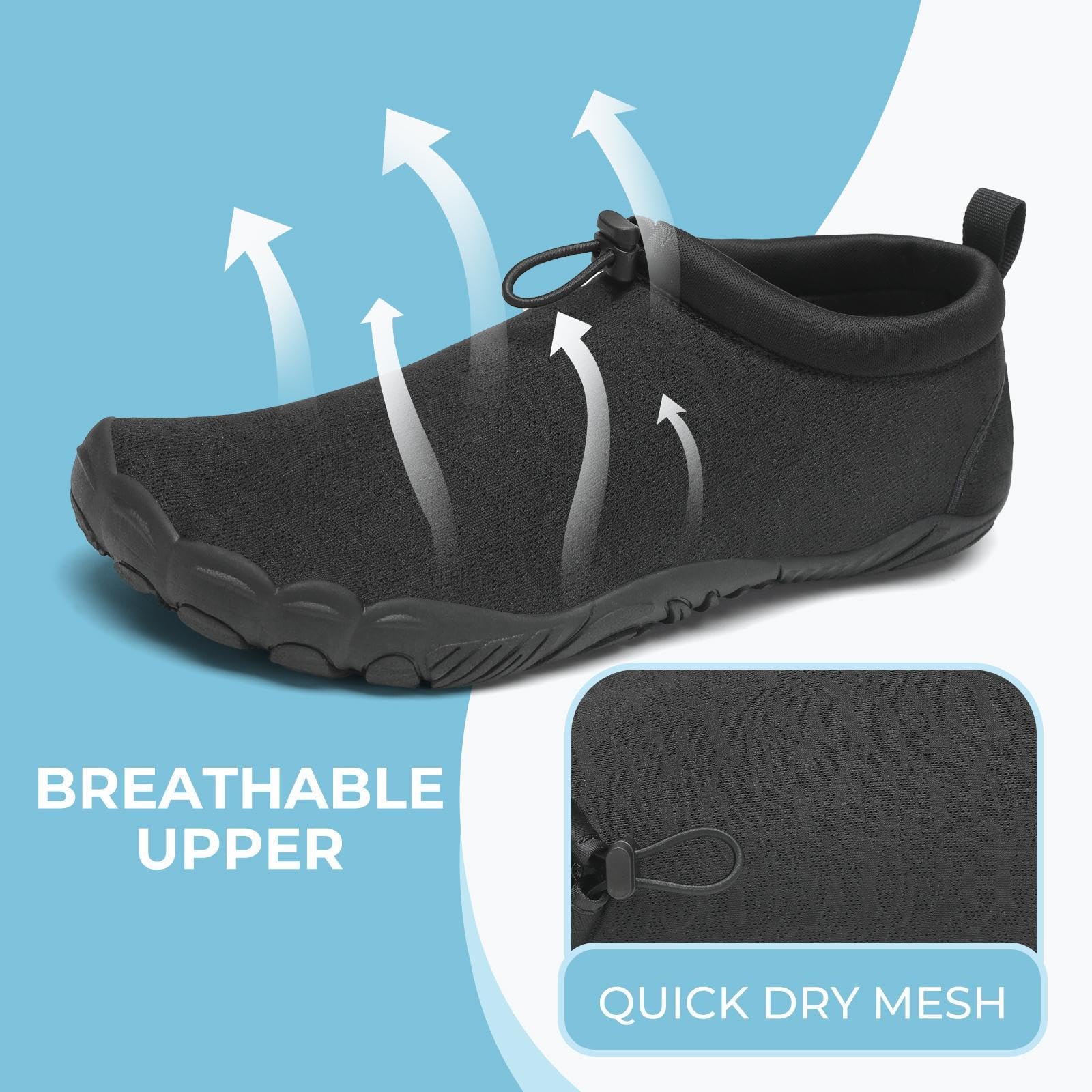 Mishansha Unisex Sport Acquatici Scarpe Donna Leggero Antiscivolo Scarpe da Surf Uomo Summer Immersione Scarpette per Beach Swim Yoga 36-46EU