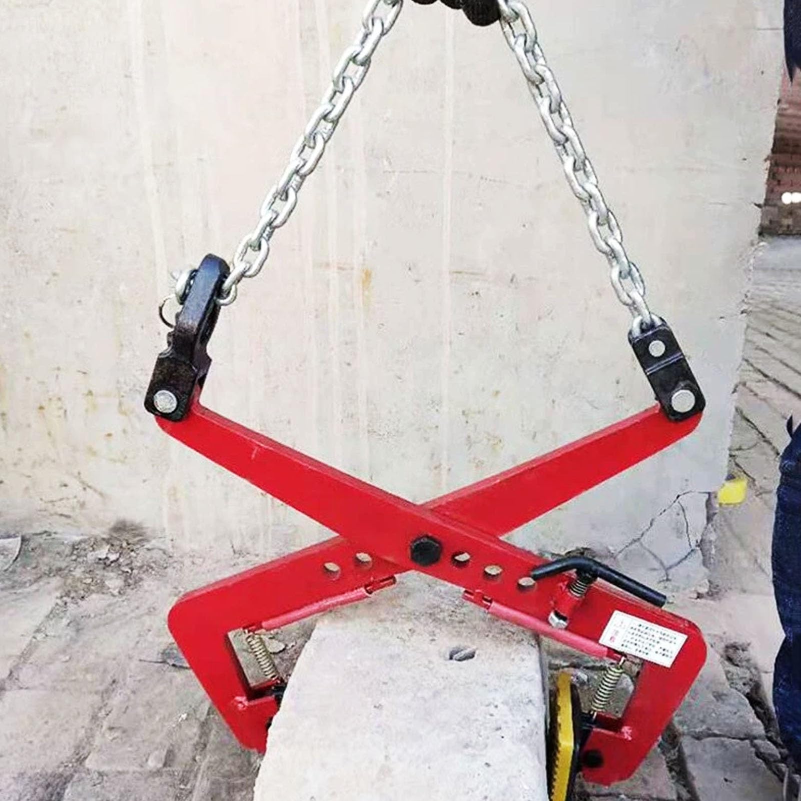 Pince de levage pour pierre verticale : sécurisez le transport de plaques de granit de 350 kg