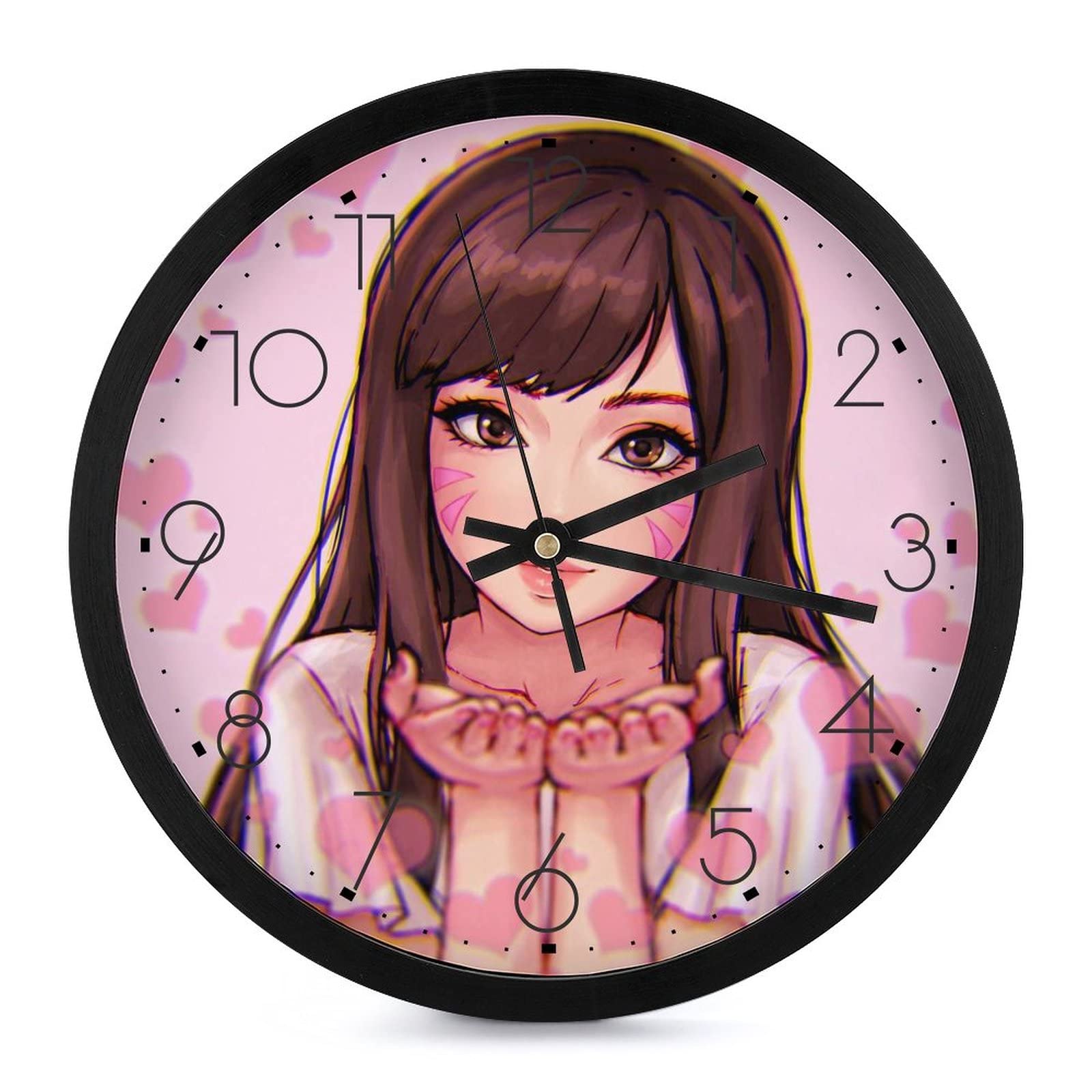 Horloge murale cartoon de 25.4 cm pour embellir la chambre d'enfant