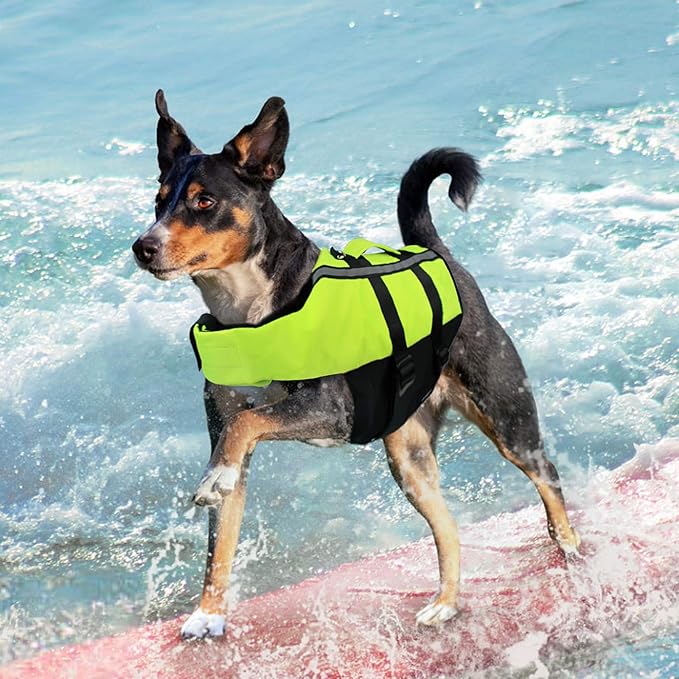 PETLESO Dog Life Jacket, Small Dog Life Vest Inflatable