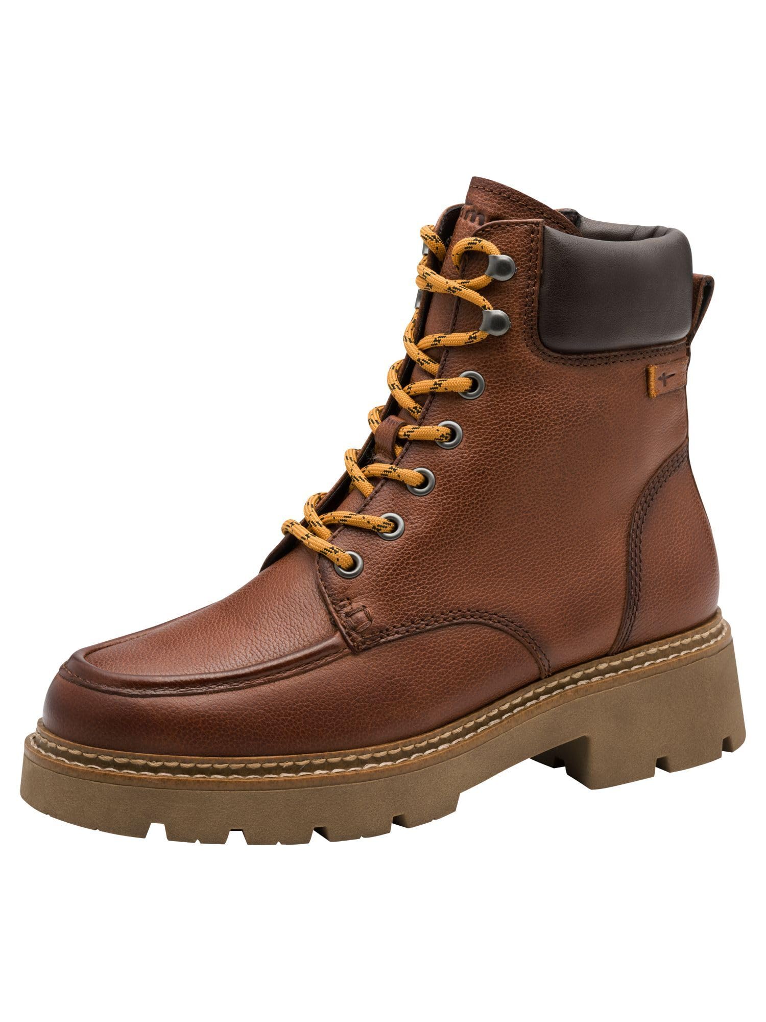 Tamaris Women's WL Lace Boot 1-26903-45, Women's Snow Boots, Cognac, EU 38 - UK 5, cognac, 5 UK
