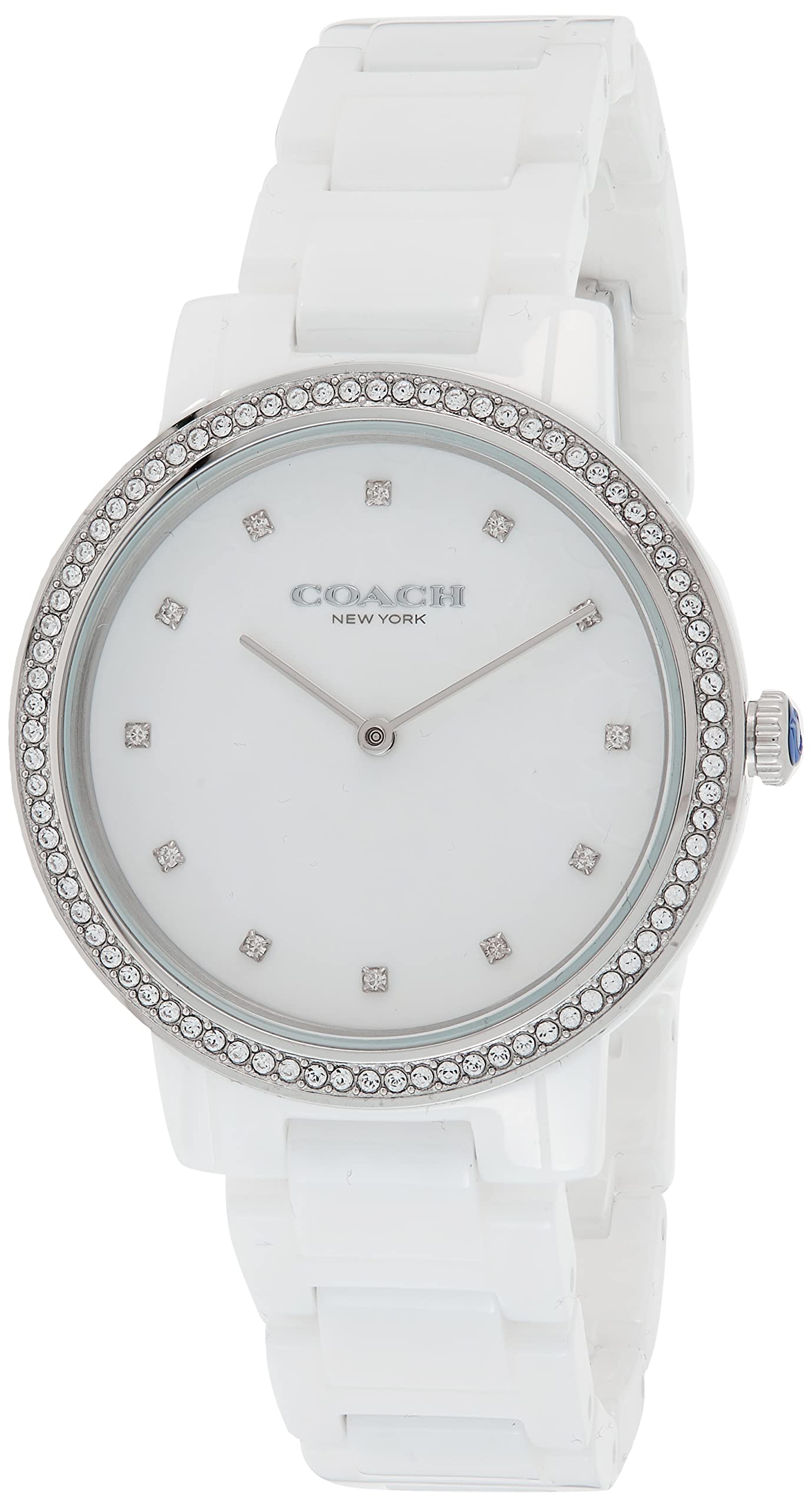 Coach Women White Dial White Ceramic Watch - 14503499