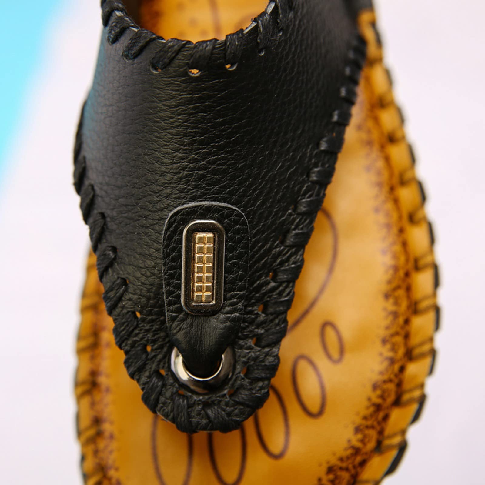 Sandalias Ortopédicas Para Hombre De Cuero - Punta Abierta - Correctores De Juanetes - Impermeables Y Antideslizantes