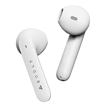 Boult Audio AirBass X1 Buds TWS Bluetooth Truly Wireless in Ear Earbuds with 24H Playtime with mic ENC, Fast Charging Type-C, IPX5 Water Resistant, Touch Controls and Voice Assistant (White)