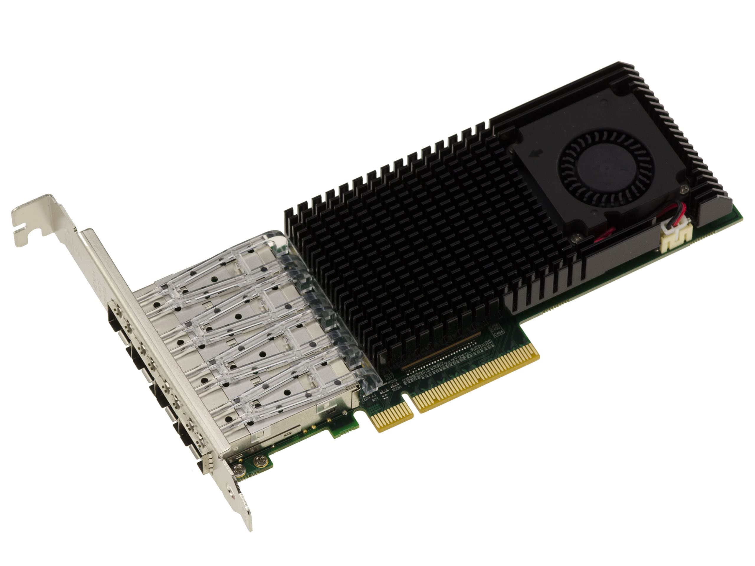 KALEA-INFORMATIQUE 10G SFP+ 4-portowa karta kontrolera PCIe LAN z chipsetem Intel JL82599ES - karta sieciowa Ethernet 10GbE