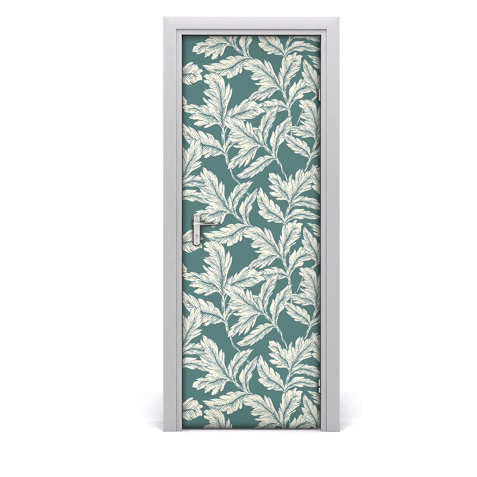 Papier peint sur la porte mural 85x200cm pour masquer les défauts d'une porte abîmée