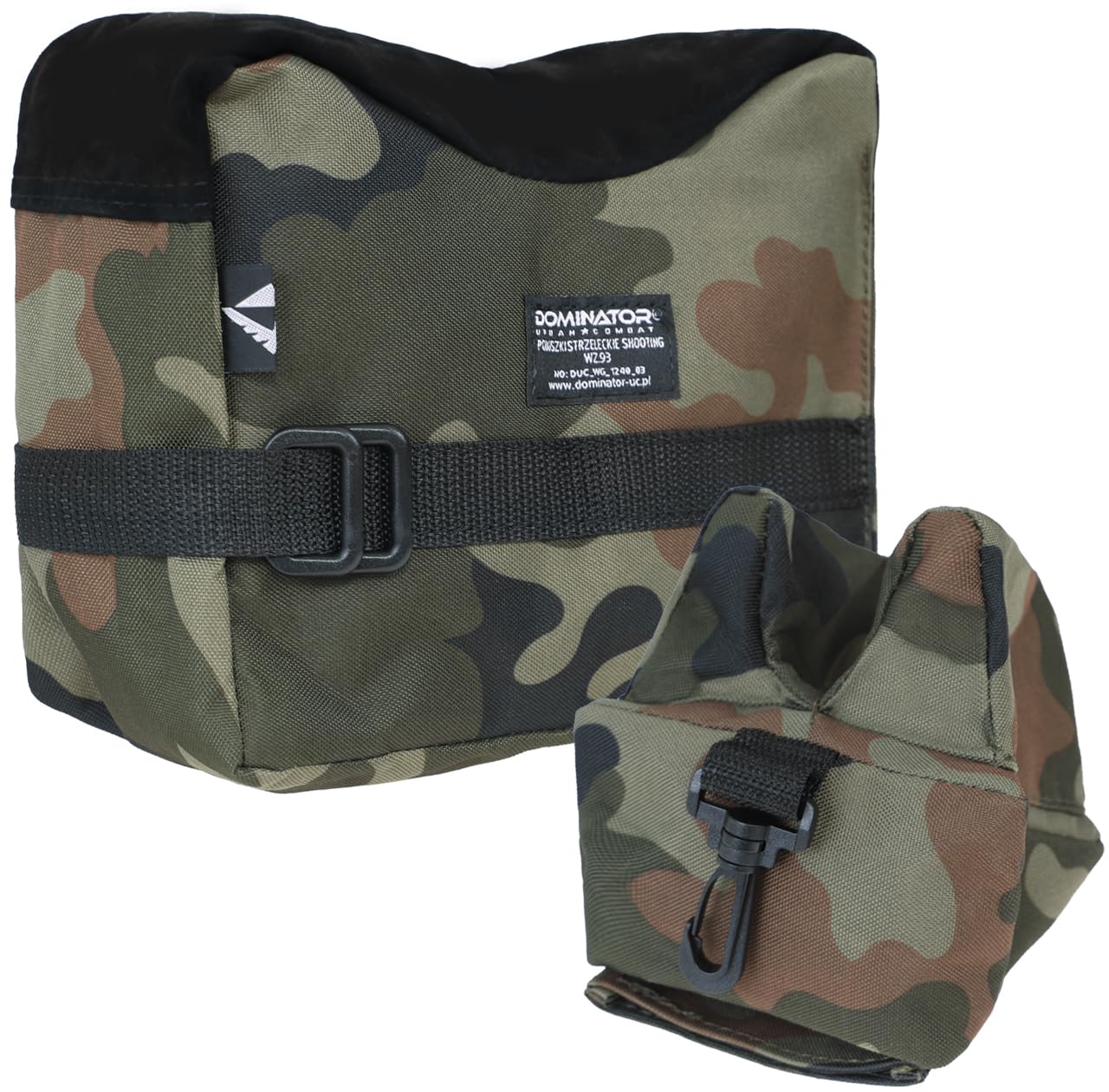 Dominator Urban Combat WZ.93 nakładka na przednią i tylną, nakładka na strzelankę, zestaw na polowanie, karabin pneumatyczny, uchwyty SandBag Stand WZ.93