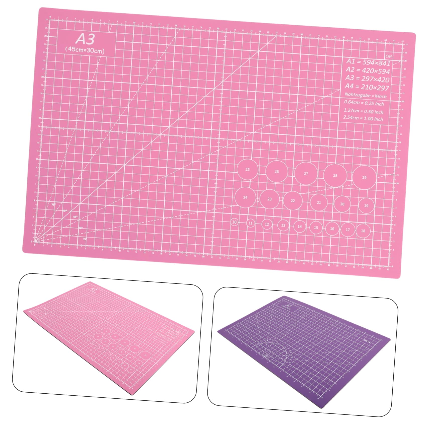 Selbstheilende Schneidematte im A3-format für Papier und Tisch