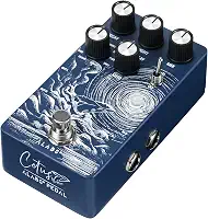 ALABS Pedais de reverberação CETUS para guitarra elétrica, pedal de reverberação com 9 efeitos de reverberação, secagem analógica, função de congelamento, modulação ajustável, controle de