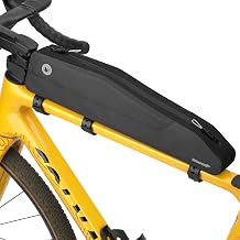 Rhinowalk 2.0L Bike Top Tube Bag Long Waterproof Cycling Frame Bag with Zipper, Easy Access Storage for MTB, Road & Gravel Bikes
