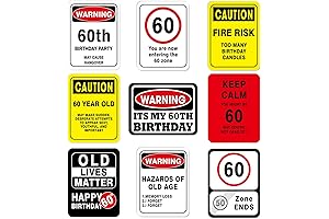 WERNNSAI 60th Birthday Yard Signs - Celebrate a Milestone with Memorable Memories