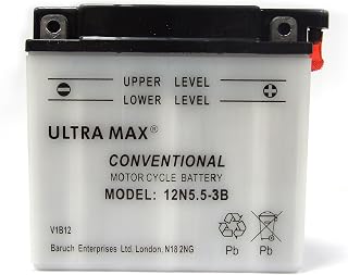 Yamaha YZF-R 125 EFI 2009 12N5.5-3B Ultramax Motorcycle Battery Upgrade
